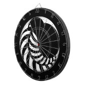 NZ Kiwi / Silver Fern Emblem Dartbord (Voorkant Rechts)