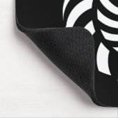 NZ Kiwi / Silver Fern Emblem Muismat (Hoek)