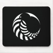 NZ Kiwi / Silver Fern Emblem Muismat (Voorkant)