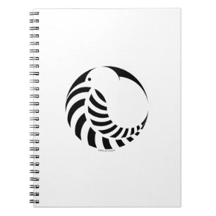 NZ Kiwi / Silver Fern Emblem Notitieboek