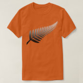 NZ Kiwi Silver Fern voor Kiwis T-shirt (Design voorkant)