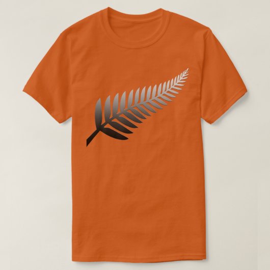 NZ Kiwi Silver Fern voor Kiwis T-shirt (Design voorkant)