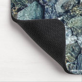 NZ LAKE WATERS & STONES Natuur Mousepad Muismat (Hoek)