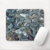 NZ LAKE WATERS & STONES Natuur Mousepad Muismat (Met muis)