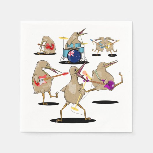 NZ Music Kiwi Band Servet (Voorkant)