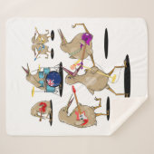 NZ Music Kiwi Band Sherpa Deken (Voorkant (horizontaal))