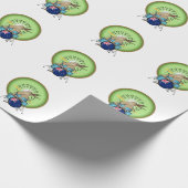 NZ-muziek Kiwi drumming Cadeaupapier (Hoek)