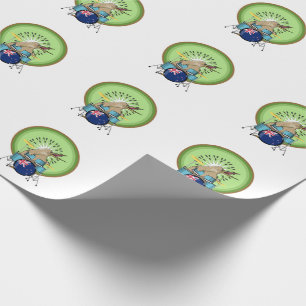 NZ-muziek Kiwi drumming Cadeaupapier