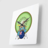 NZ-muziek Kiwi drumming Vierkante Klok (Hoek)