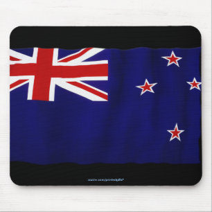 NZ New Zealand Flag Patriotic World Flags Mousepad Muismat