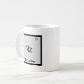 Nz - Nietzsche Funny Element Chemistry Symbol T-sh Koffiemok (Voorkant links)