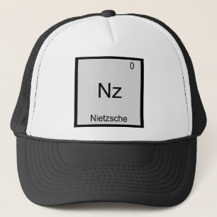 Nz - Nietzsche Grappig Element Chemie Symbool T-sh Trucker Pet