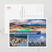 NZ Nieuw-Zeeland - Briefkaart (Voorkant / Achterkant)