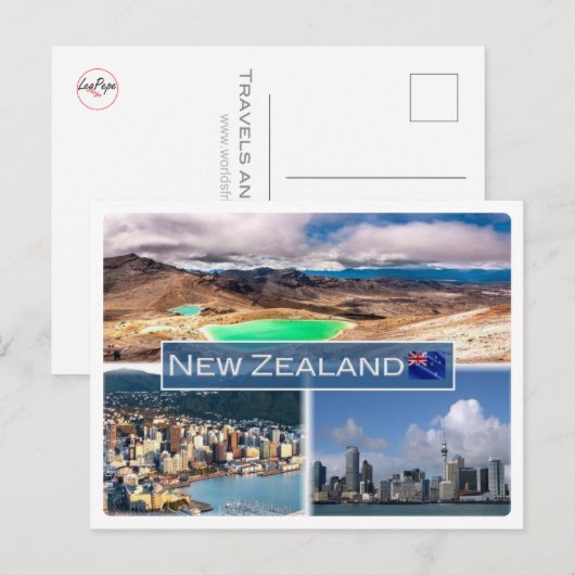 NZ Nieuw-Zeeland - Briefkaart (Voorkant / Achterkant)