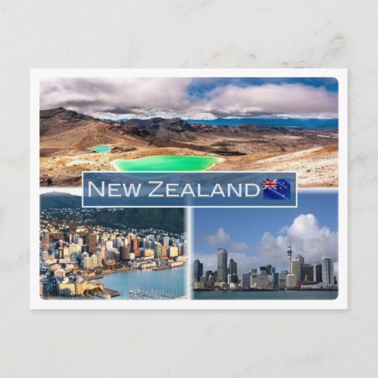 NZ Nieuw-Zeeland - Briefkaart (Voorkant)