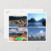 NZ Nieuw-Zeeland - Briefkaart (Voorkant / Achterkant)
