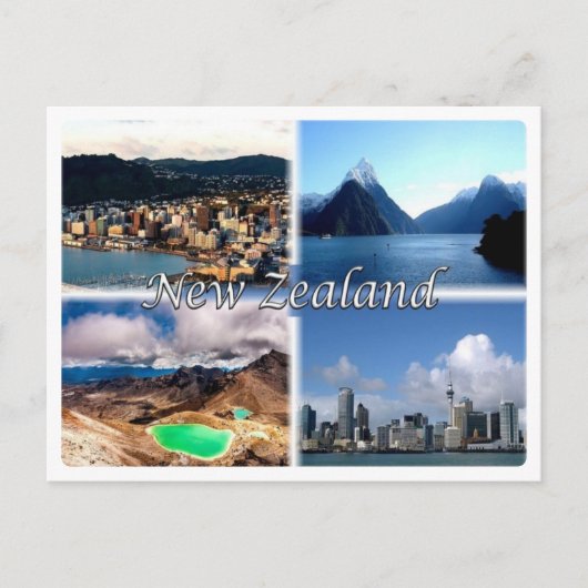 NZ Nieuw-Zeeland - Briefkaart (Voorkant)