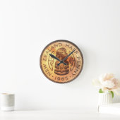 NZ Nieuw-Zeeland halve Penny Tiki klok (Huis)