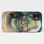 NZ Nieuw-Zeeland Maori Chieftain Art iPhone 5 Hoes (Achterkant (horizontaal))