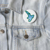 NZ Noordeiland Ronde Button 5,7 Cm (In situ)