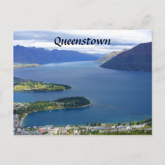 nz queenstown briefkaart (Voorkant)