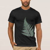 NZ Silver Fern, donkergroen T-shirt (Voorkant)