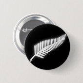 NZ Silver Fern National Emblem Patriotic Button (Voorkant /achterkant)