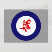 NZ vogel Silvereye TAHUHOU postkaart (Voorkant)