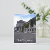 nz wellington parlement briefkaart (Staand voorkant)