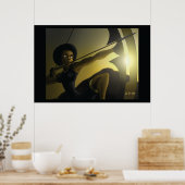Nzinga Queen Archer Poster (Keuken)