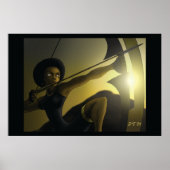 Nzinga Queen Archer Poster (Voorkant)