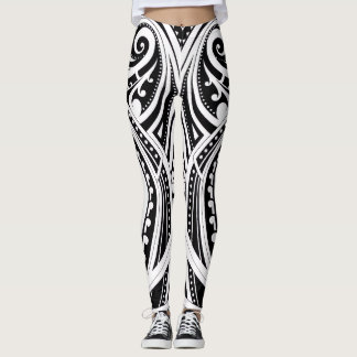 NZKULTURE Trainer leggings Uniek Māori ontwerp