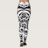 NZKULTURE Trainer leggings Uniek Māori ontwerp (Achterkant)