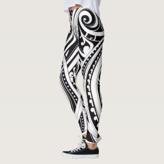 NZKULTURE Trainer leggings Uniek Māori ontwerp
