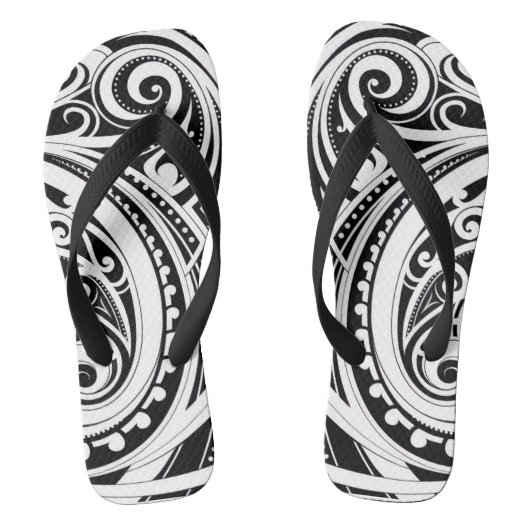 NZKULTURE uniek Māori ontwerp Teenslippers (Voetbed)