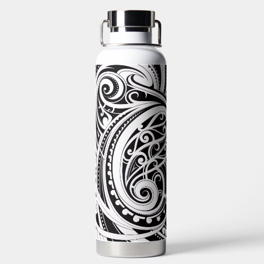 NZKULTURE uniek Māori ontwerp Waterfles (Achterkant)