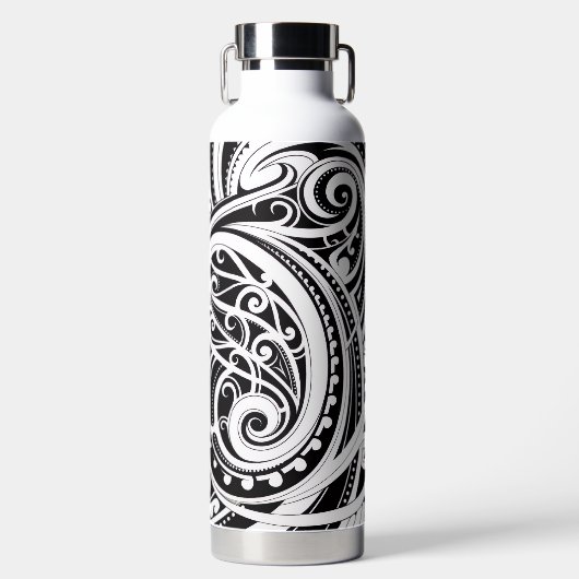 NZKULTURE uniek Māori ontwerp Waterfles (Voorkant)