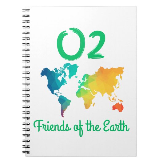O2 - Vrienden van de Aarde Notitieboek (Voorkant)