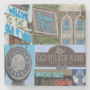 O4W Old Fourth Ward, Atlanta Collage Onderzetters