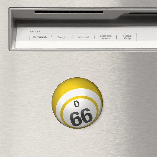 O 66 bingobal magneet (Insitu (Vaatwasser))