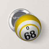 O 68 bingo knoop ronde button 5,7 cm (Voorkant /achterkant)