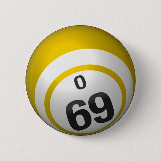 O 69 bingo knoop ronde button 5,7 cm (Voorkant)