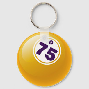 O 75 BINGO BALL SLEUTELHANGER