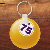 O 75 BINGO BALL SLEUTELHANGER (Voorkant)