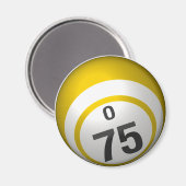 O 75 bingobal magneet (Voorkant / Achterkant)