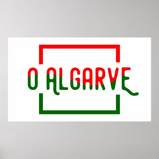 O Algarve Poster (Voorkant)
