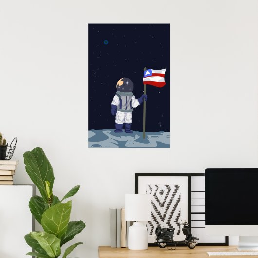O astronauta poster (Thuiskantoor)