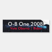 O-B One 2008 Starmap Bumpersticker (Voorkant)