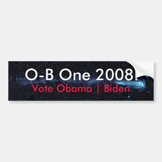 O-B One 2008 Starmap Bumpersticker (Voorkant)