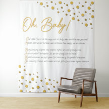 O, Baby! Baby Shower Achtergrond-XL